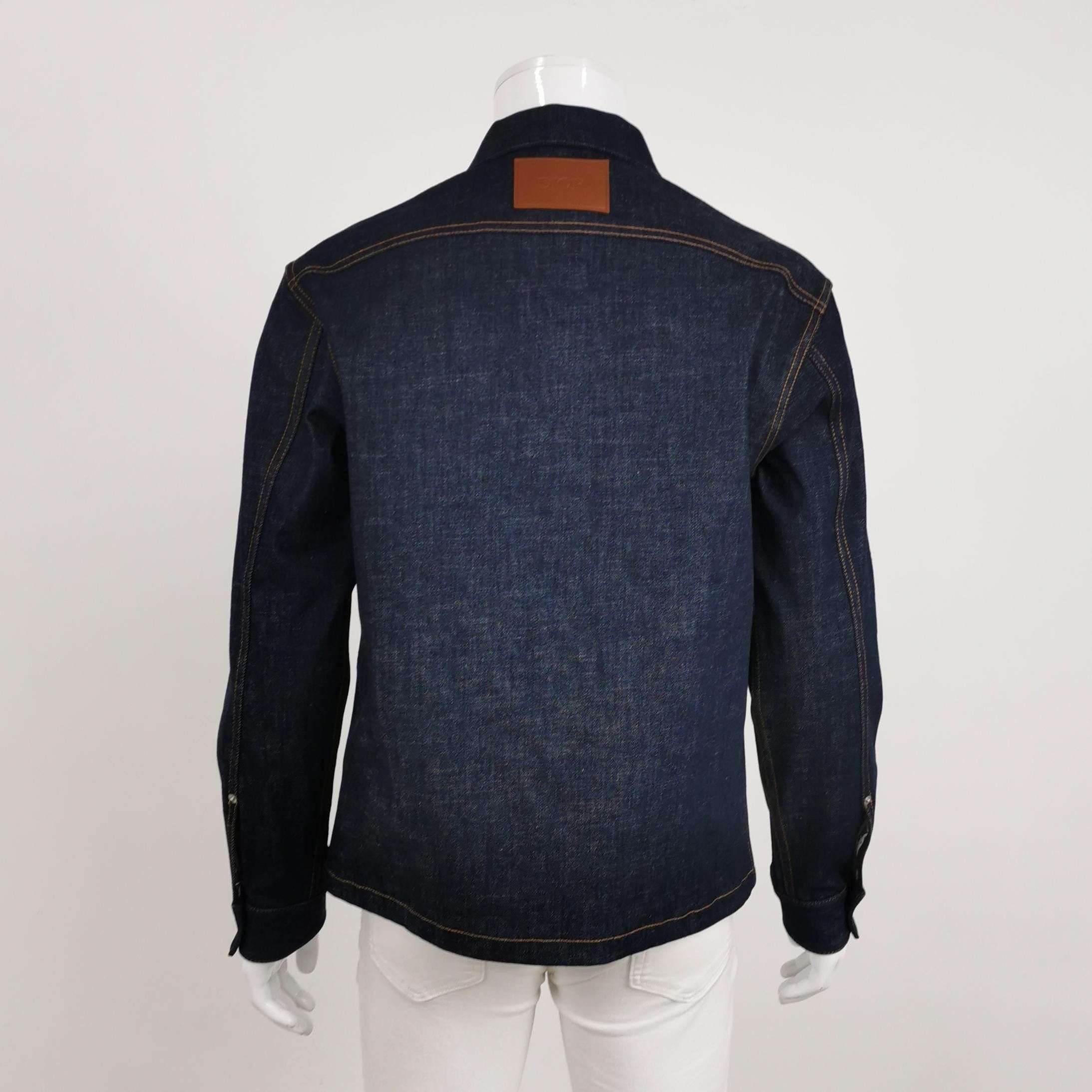 Dior Indigo Denim Overshirt in Size S Size US S / EU 44-46 / 1 - 2 Thumbnail