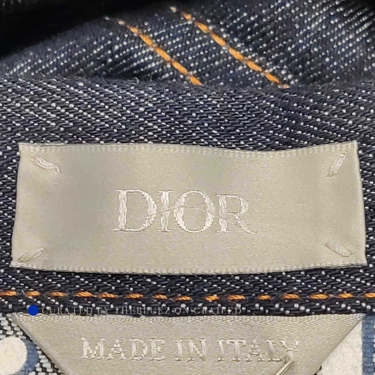 Dior Indigo Denim Overshirt in Size S Size US S / EU 44-46 / 1 - 6 Thumbnail