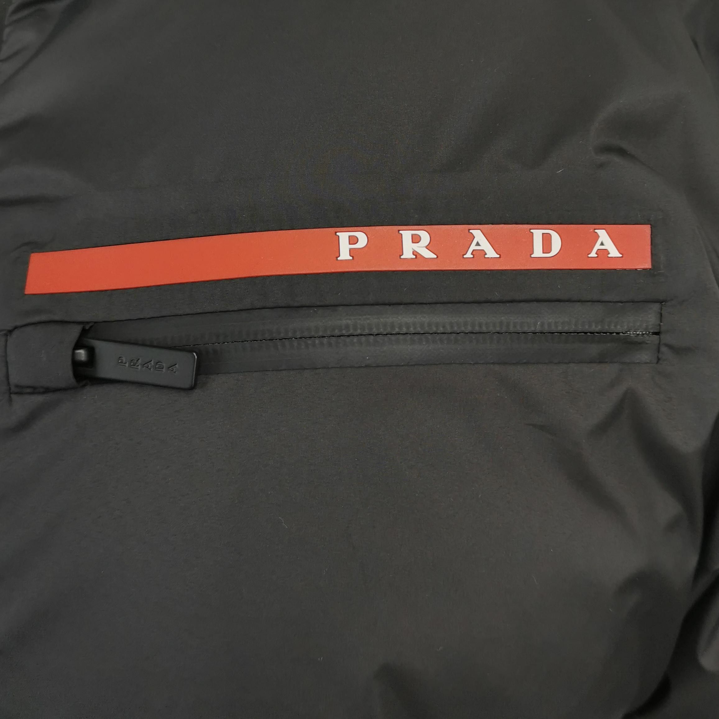 Prada Black Hooded Puffer Jacket Size US L / EU 52-54 / 3 - 3 Thumbnail