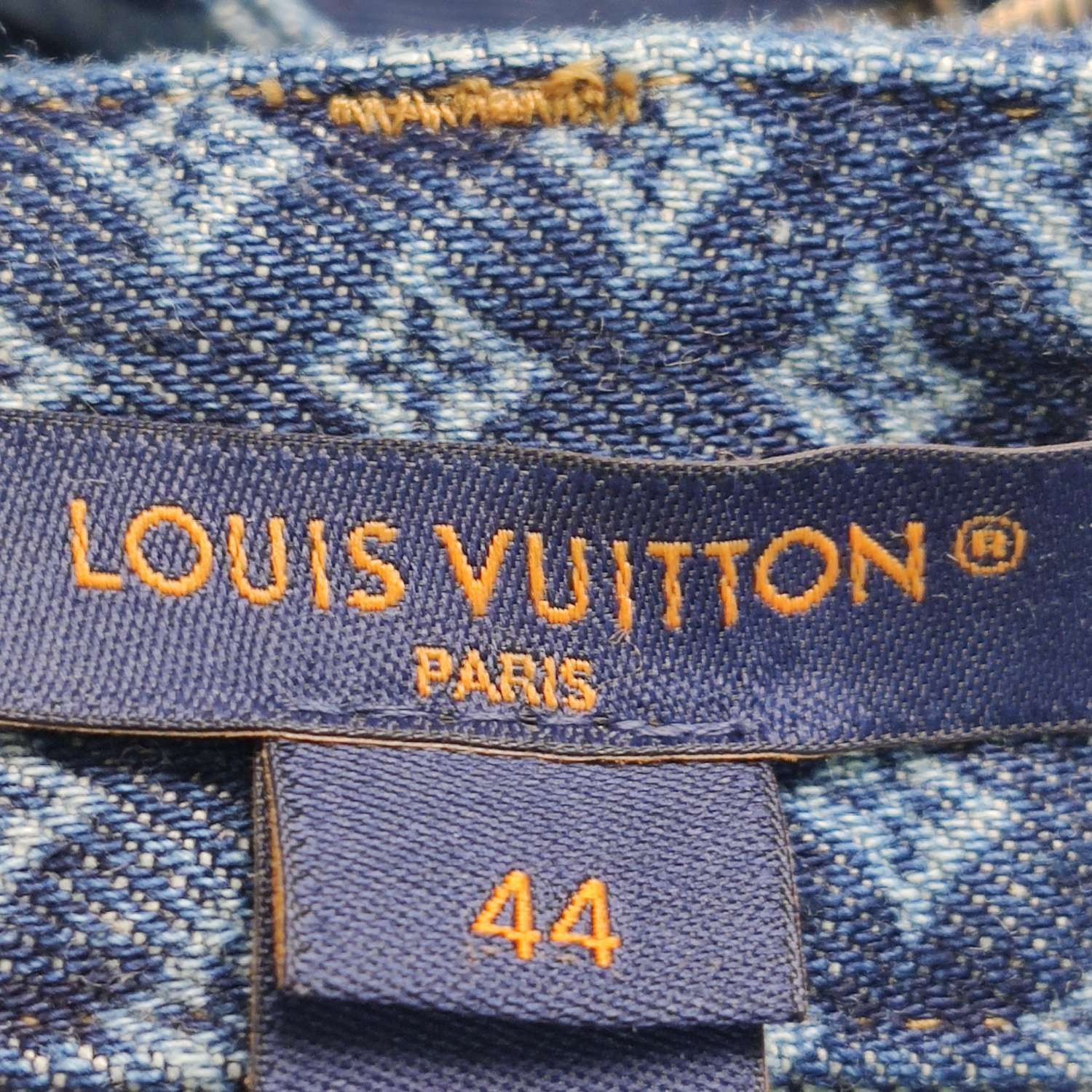 Louis Vuitton Checkerboard Denim Jeans in Blue Size US 28 / EU 44 - 6 Thumbnail