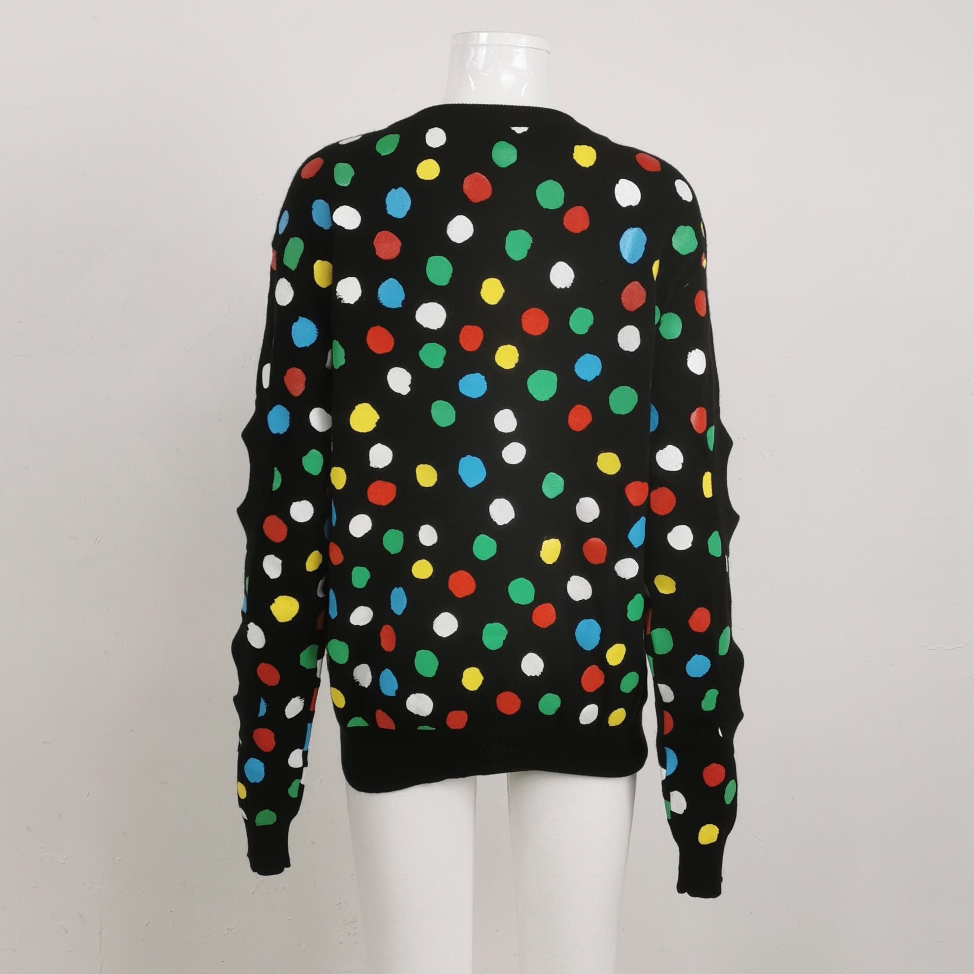 Louis Vuitton Unique Polka Dot Knit Sweater Size US M / EU 48-50 / 2 - 2 Thumbnail