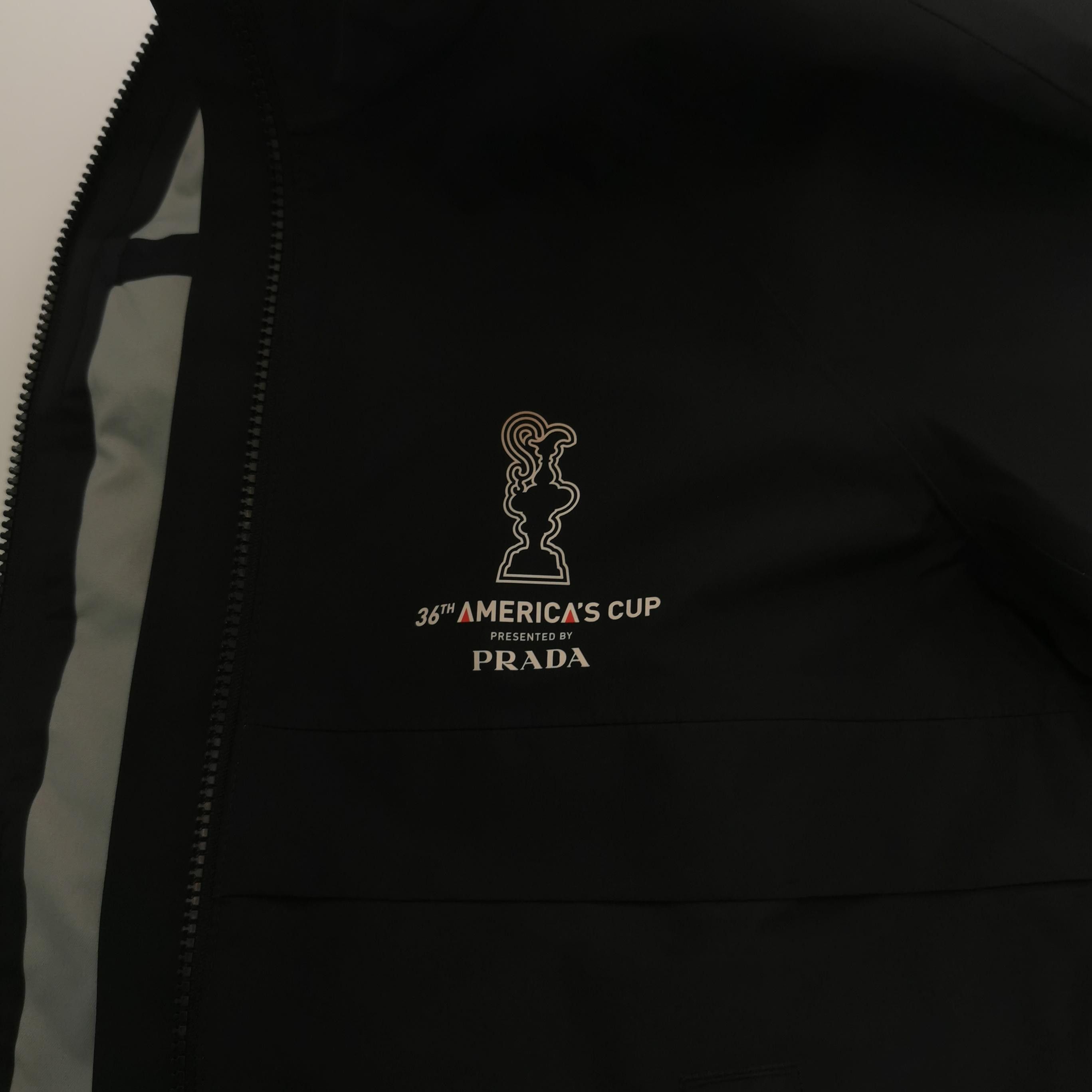 Prada Black Jacket with America's Cup Logo Size US M / EU 48-50 / 2 - 3 Thumbnail