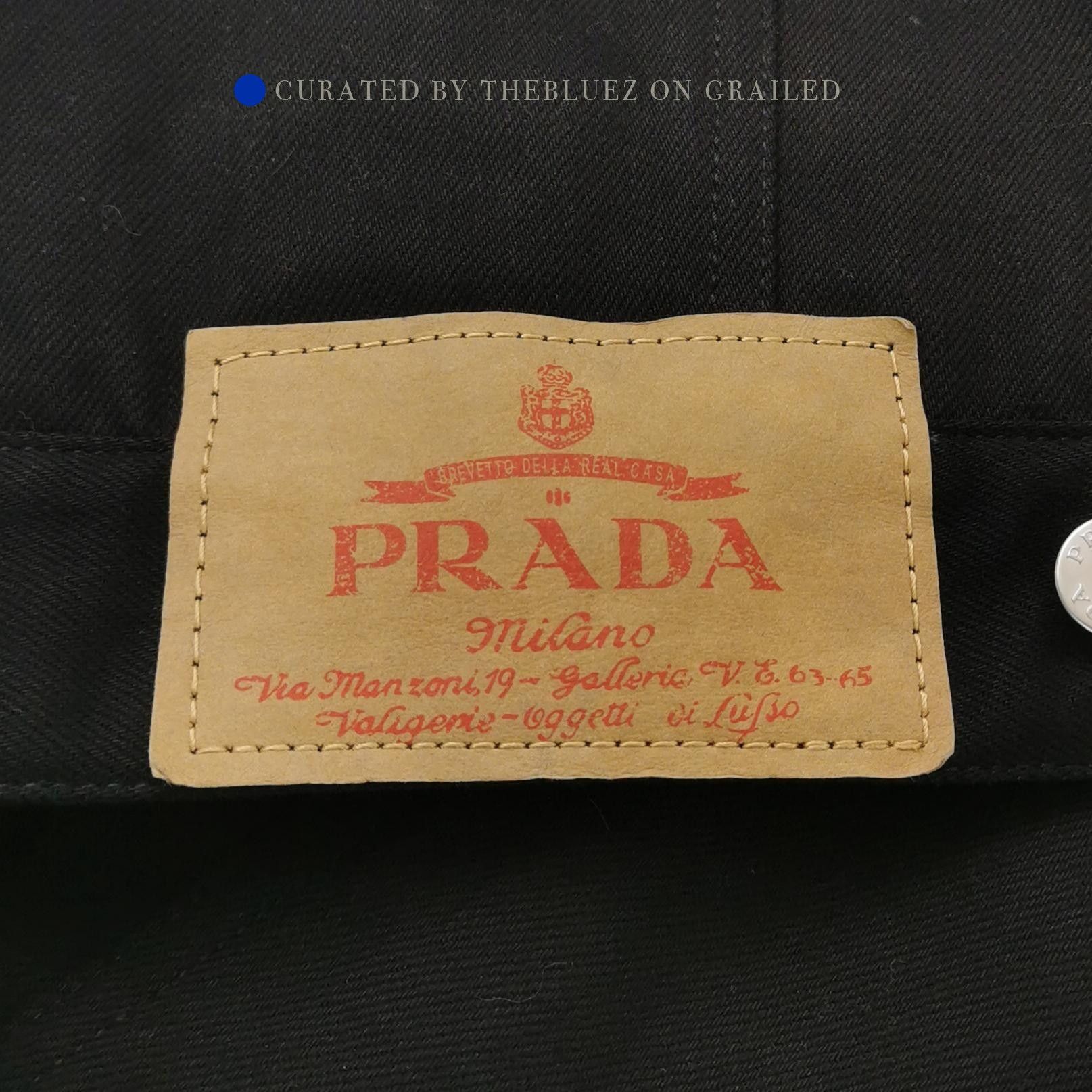 Prada Triangle Logo Cotton Vest in Black Size US M / EU 48-50 / 2 - 4 Thumbnail