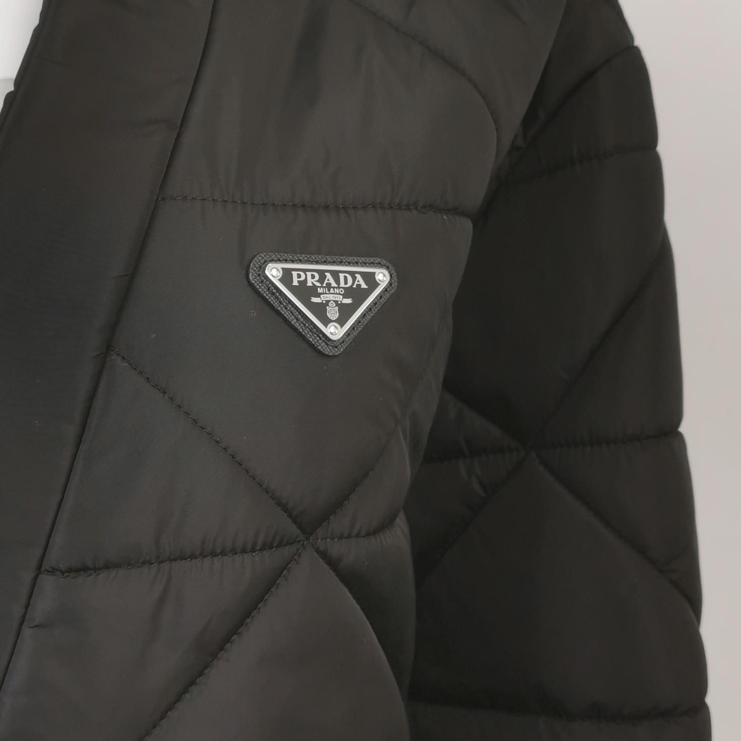 Prada Quilted Re-Nylon Blouson in Black Size S Size US S / EU 44-46 / 1 - 3 Thumbnail