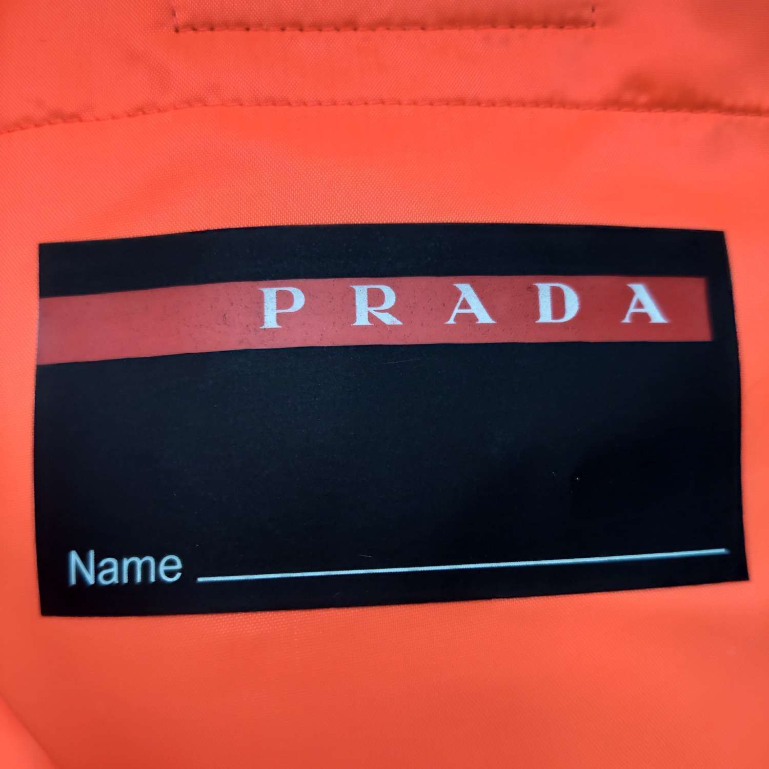 Prada Stylish Orange Puffer Jacket in Size S Size US S / EU 44-46 / 1 - 5 Thumbnail
