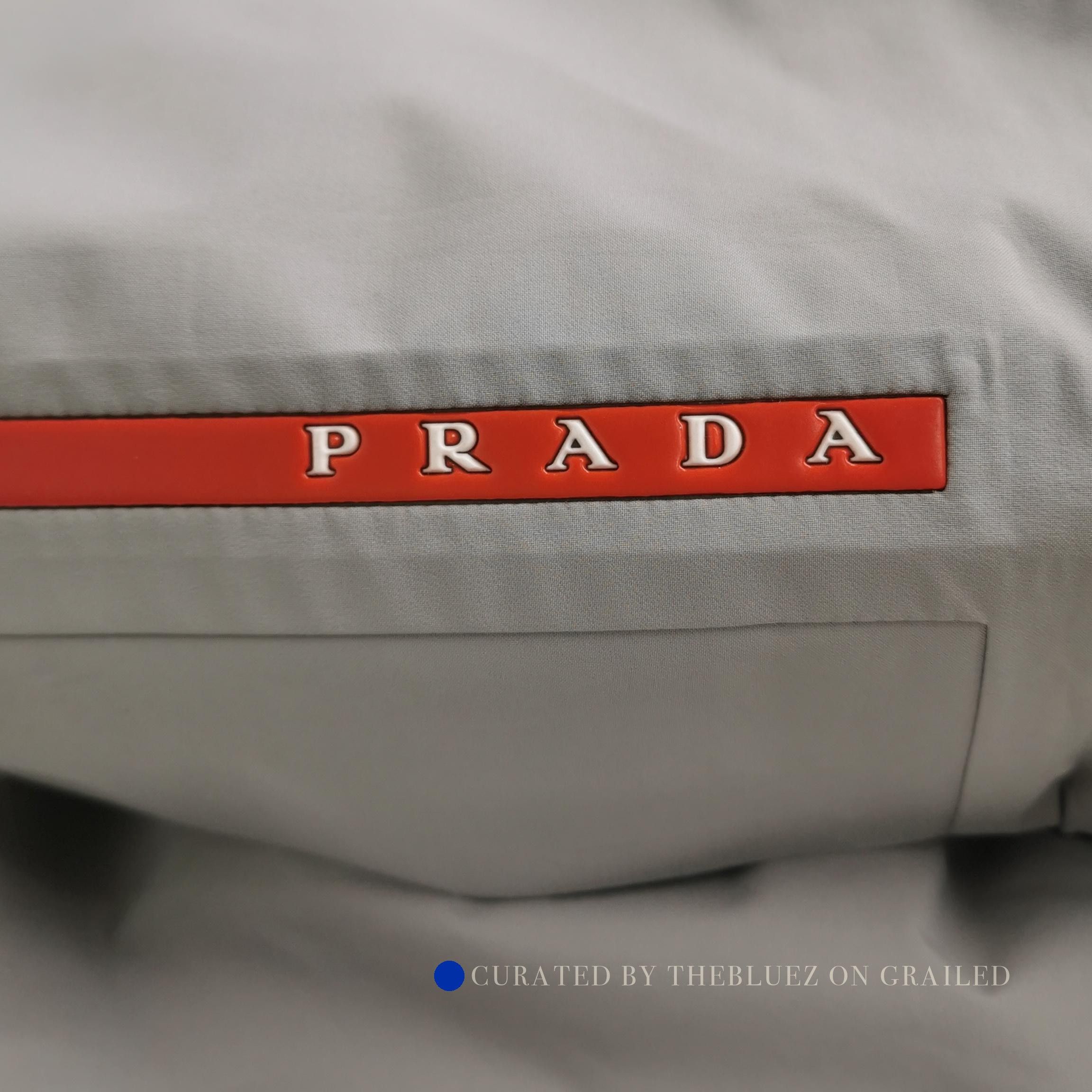 Prada Hooded Light Jacket in Gray Size US XS / EU 42 / 0 - 3 Thumbnail