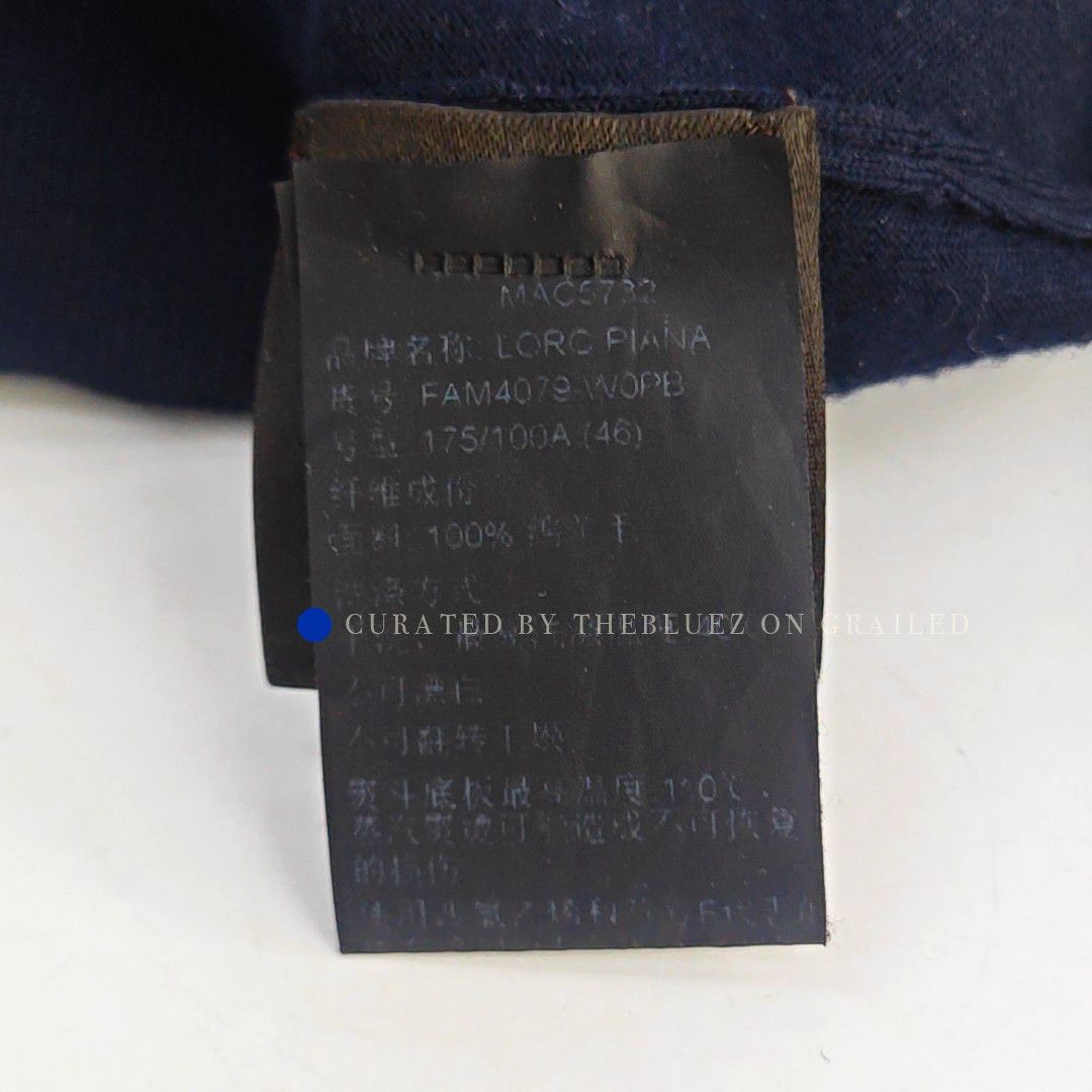 Loro Piana Cozy Blue Wool Crewneck Sweater Size S Size US S / EU 44-46 / 1 - 3 Thumbnail
