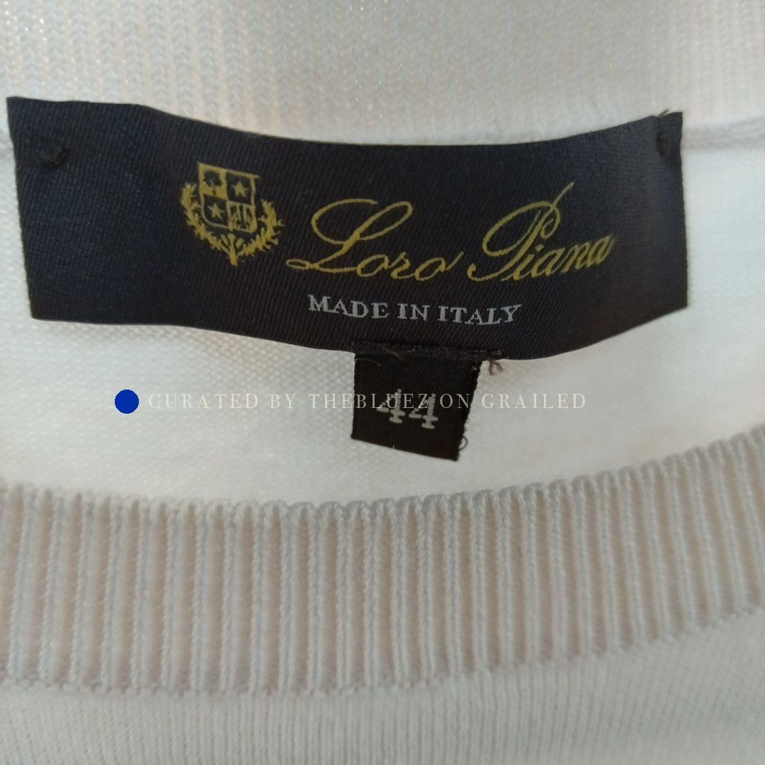 Loro Piana Beige Silk Knit Short Sleeve Sweater Size US S / EU 44-46 / 1 - 3 Thumbnail