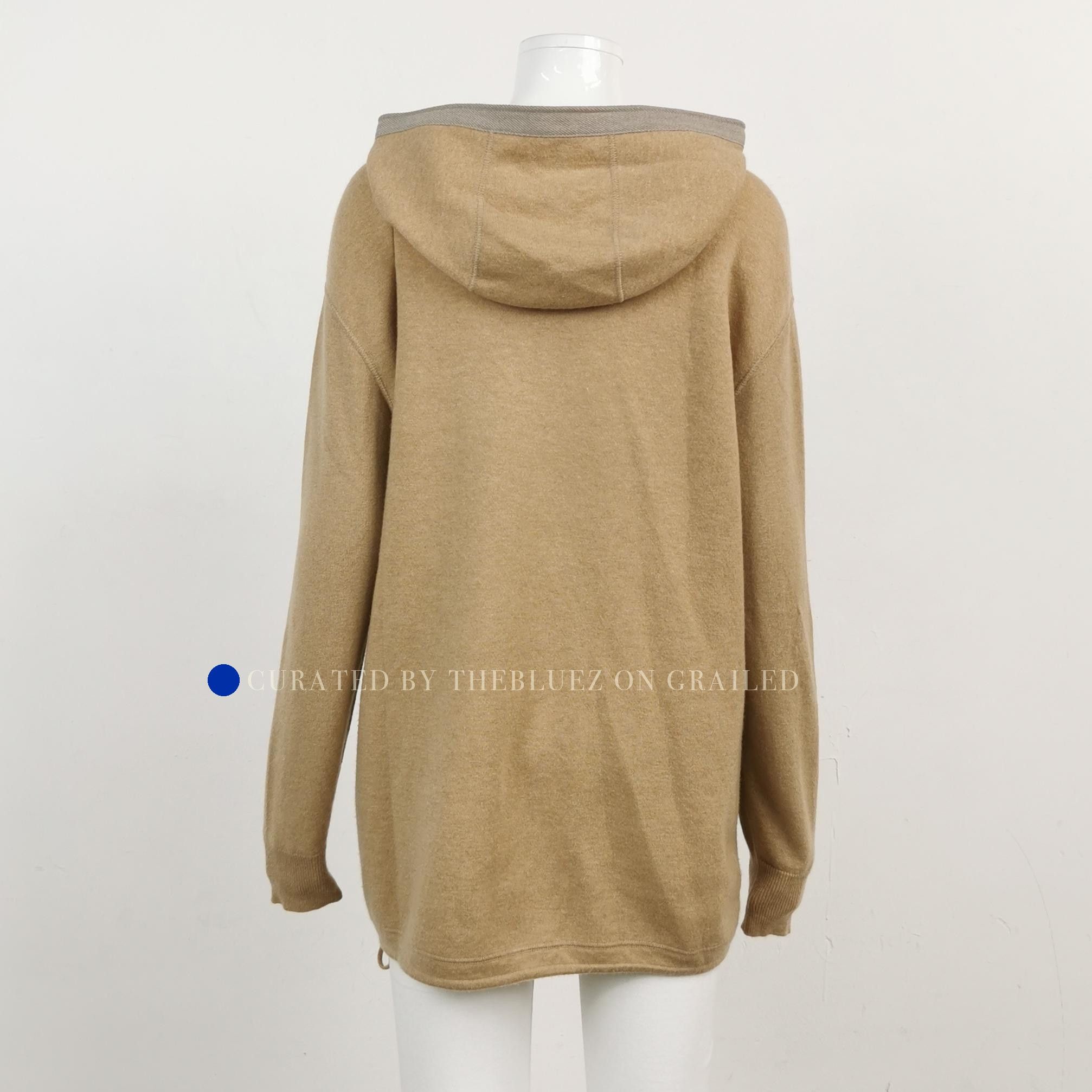 Loro Piana Beige Hooded Cashmere Sweater in Size S Size US S / EU 44-46 / 1 - 2 Thumbnail