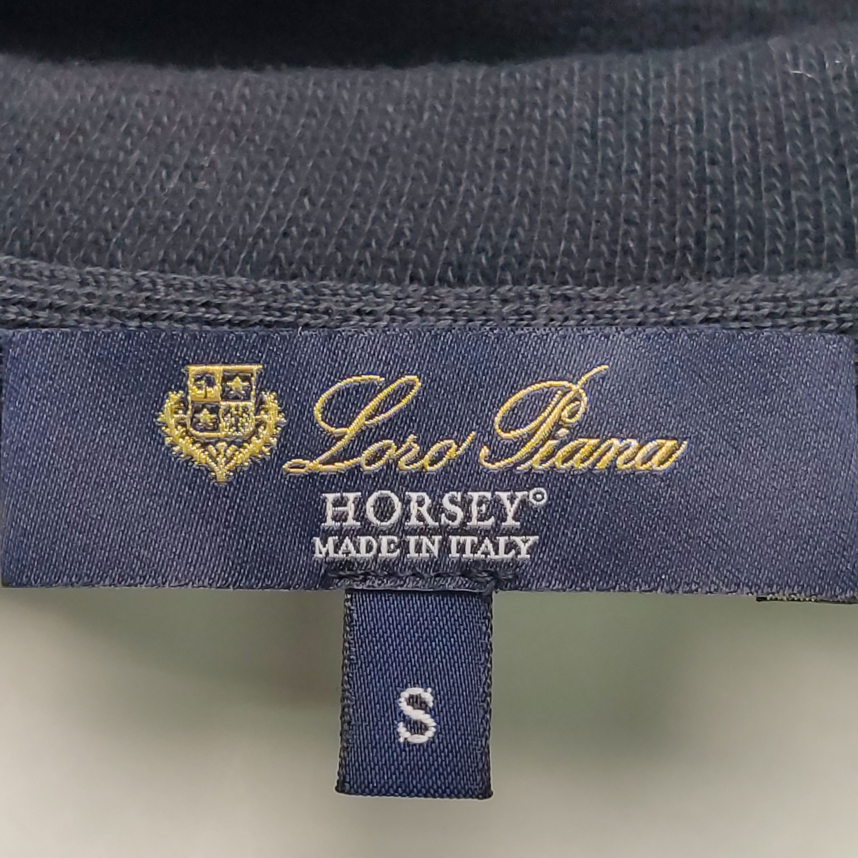 Loro Piana Classic Logo Sweatshirt in Black Size US S / EU 44-46 / 1 - 4 Thumbnail