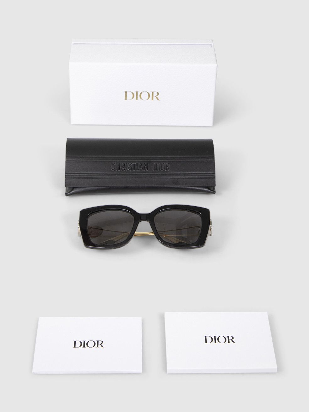 Dior Black Butterfly 30Montaigne S13I Sunglasses Size ONE SIZE - 3 Thumbnail