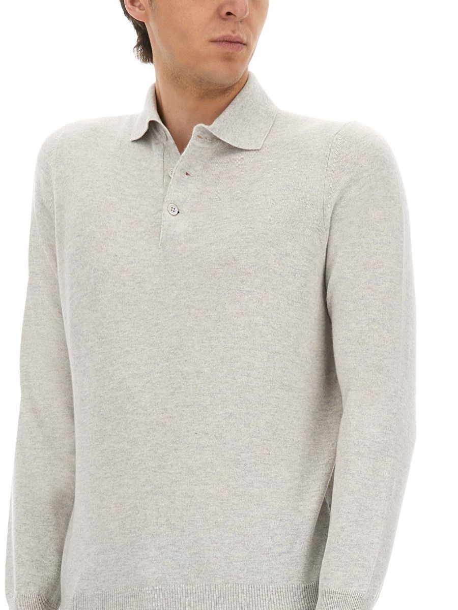 Brunello Cucinelli BRUNELLO CUCINELLI CASHMERE SWEATER - GREY (IT 48) Size US M / EU 48-50 / 2 - 4 Thumbnail