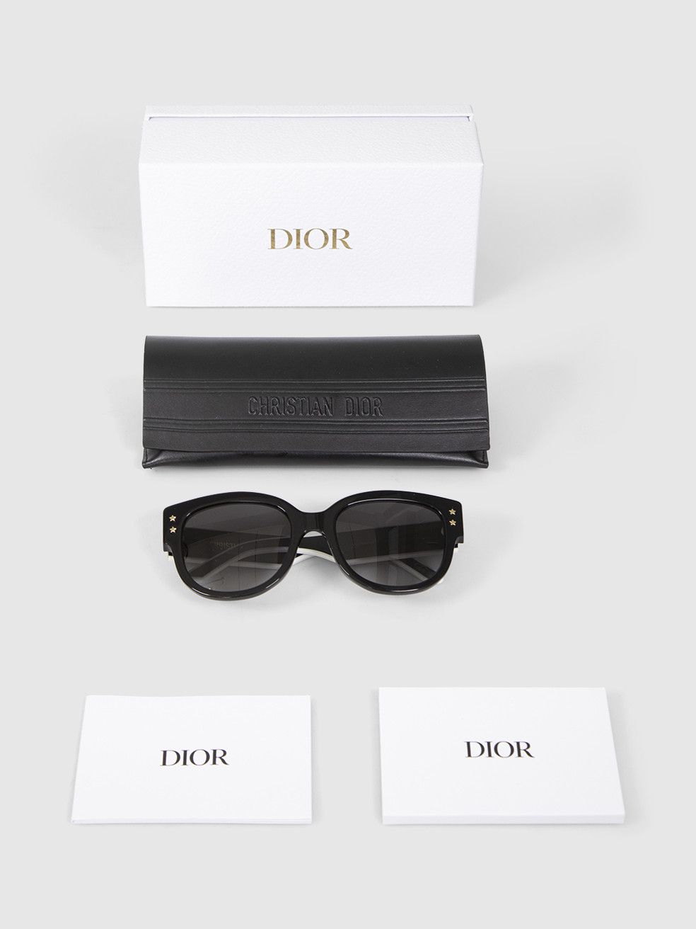 Dior Black Gradient Square DiorPacific B2I Sunglasses Size ONE SIZE - 3 Thumbnail
