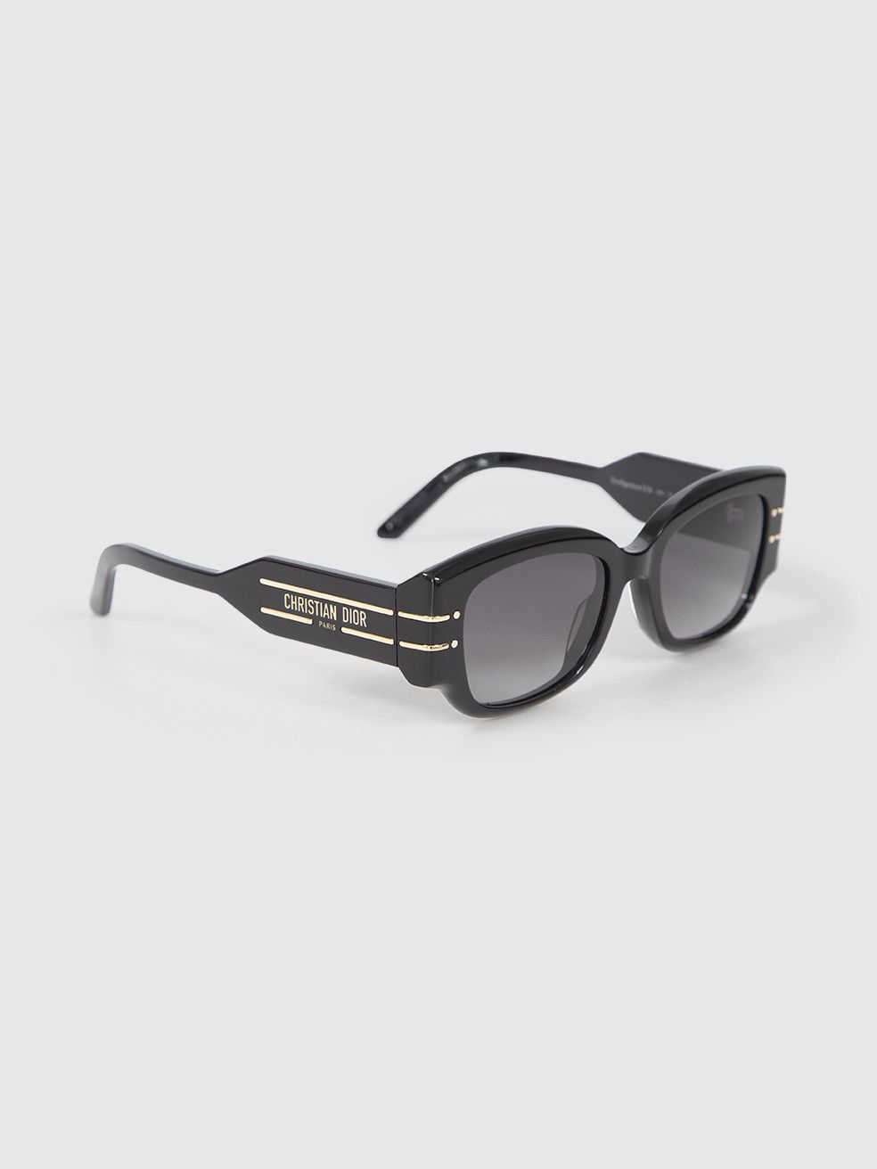 Dior Black DiorSignature S13I Sunglasses Size ONE SIZE - 4 Thumbnail