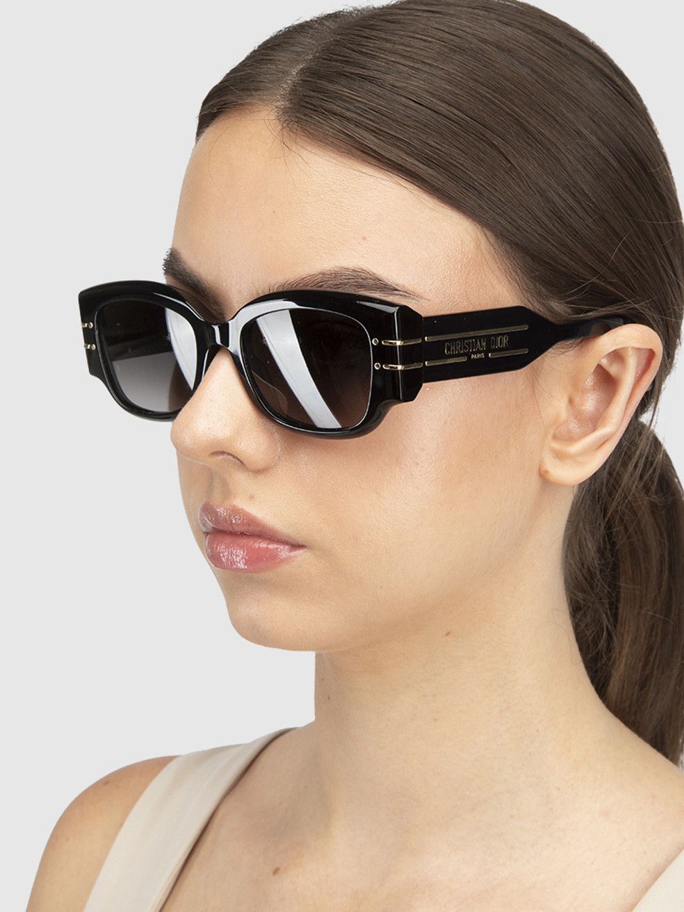 Dior Black DiorSignature S13I Sunglasses Size ONE SIZE - 2 Thumbnail