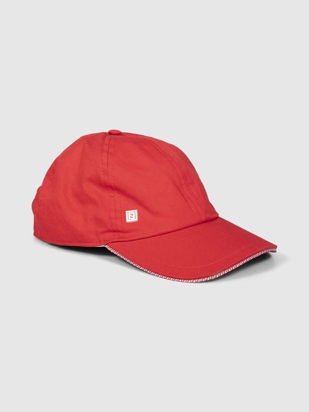 Fendi Red FF Cap Size ONE SIZE - 2 Thumbnail