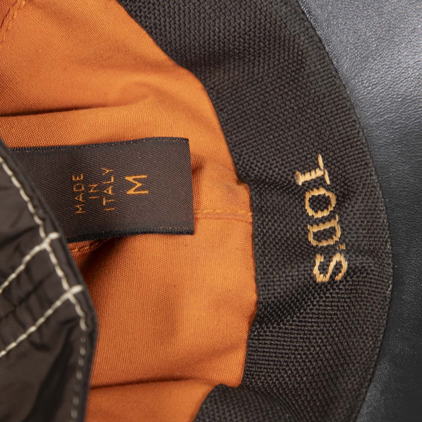 Tod's Brown & Black Leather Brim Cap Size ONE SIZE - 9 Thumbnail