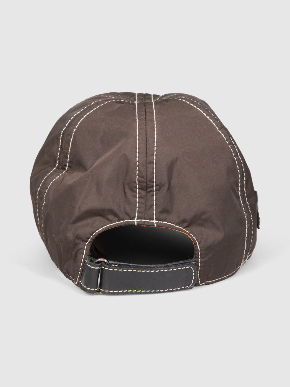Tod's Brown & Black Leather Brim Cap Size ONE SIZE - 3 Thumbnail