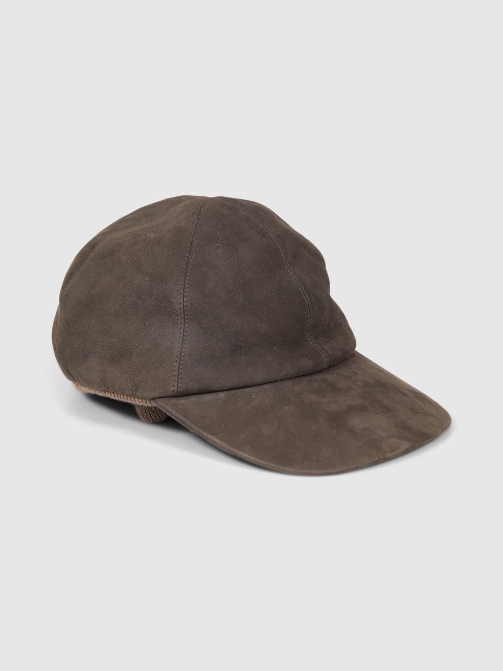 Louis Vuitton Brown Suede Rib Knit Trim Cap Size ONE SIZE - 2 Thumbnail