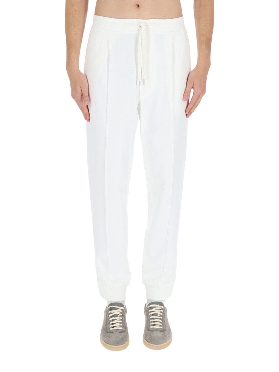 Brunello Cucinelli BRUNELLO CUCINELLI COTTON JOGGER PANTS - WHITE Size US 36 / EU 52 - 4 Thumbnail