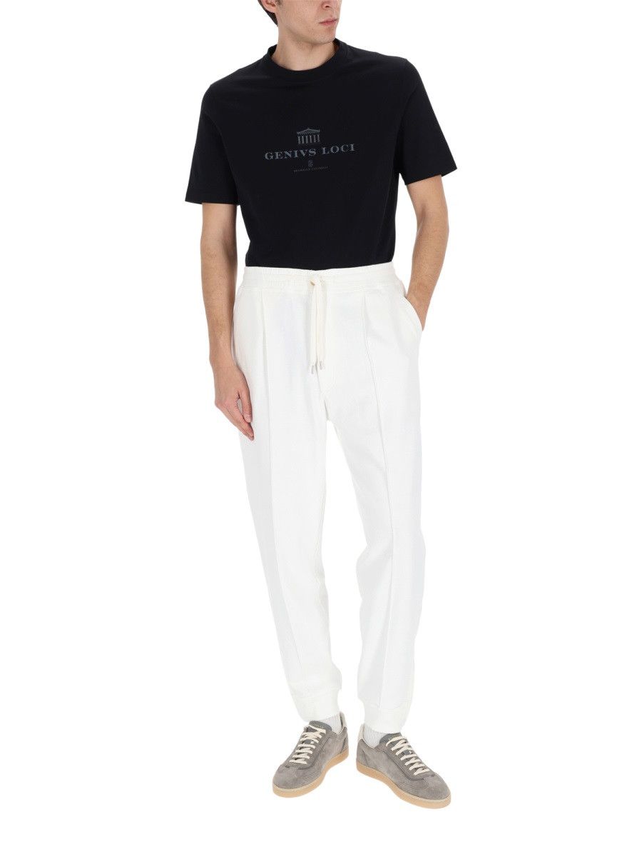 Brunello Cucinelli BRUNELLO CUCINELLI COTTON JOGGER PANTS - WHITE Size US 36 / EU 52 - 2 Thumbnail