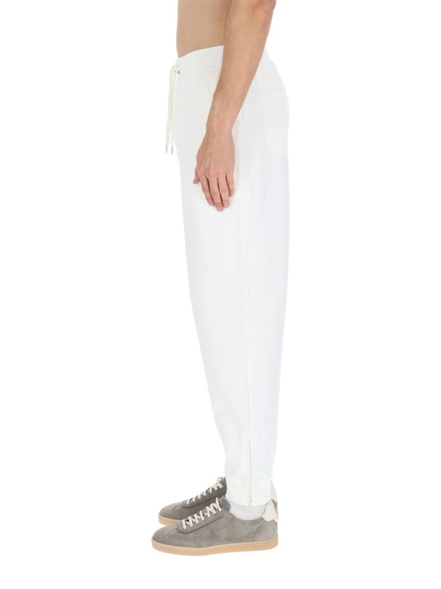 Brunello Cucinelli BRUNELLO CUCINELLI COTTON JOGGER PANTS - WHITE Size US 36 / EU 52 - 5 Thumbnail