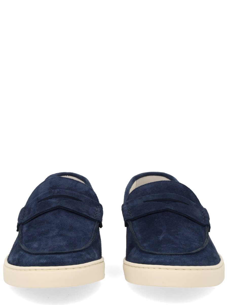 Brunello Cucinelli BRUNELLO CUCINELLI SUEDE LOAFER - BLUE (IT 41) Size US 8 / EU 41 - 3 Thumbnail