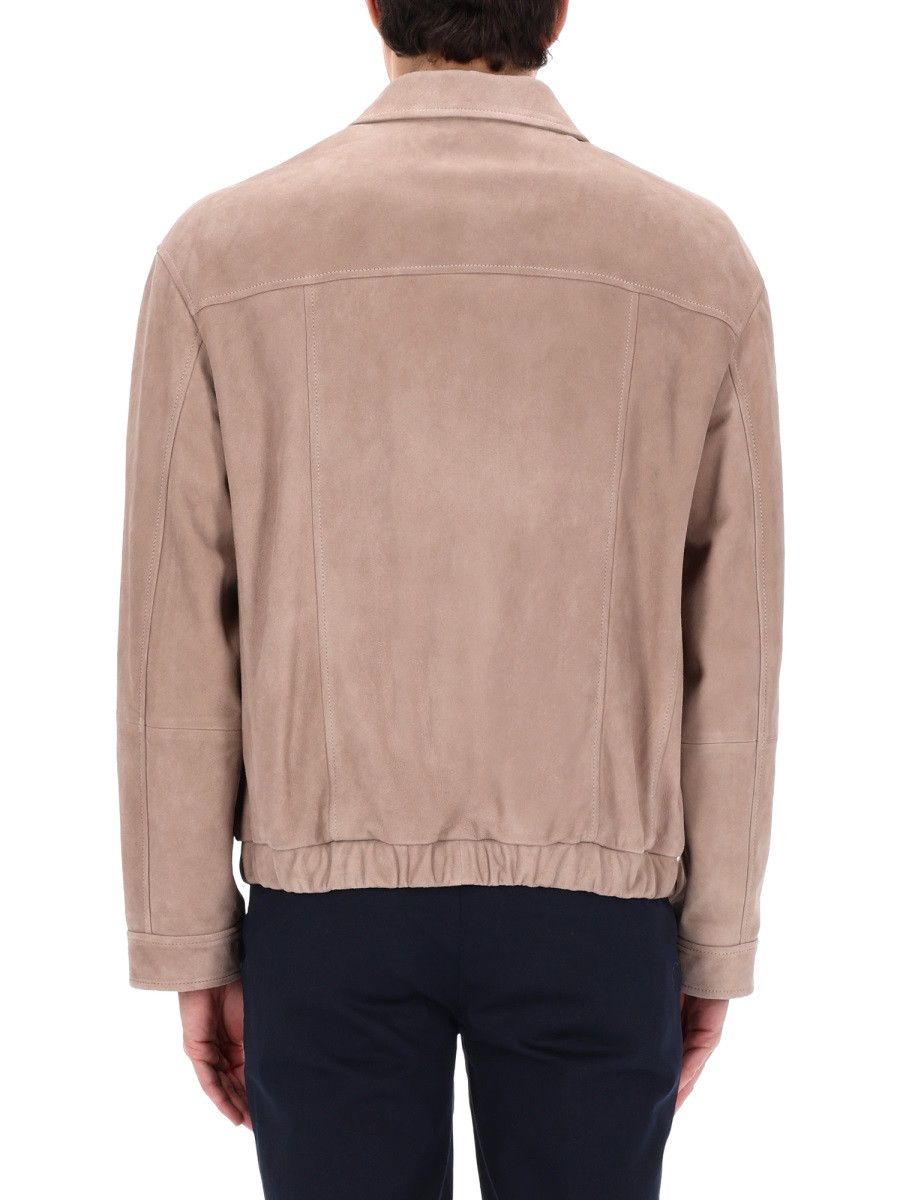 Brunello Cucinelli BRUNELLO CUCINELLI SUEDE JACKET - BEIGE Size US XL / EU 56 / 4 - 5 Thumbnail