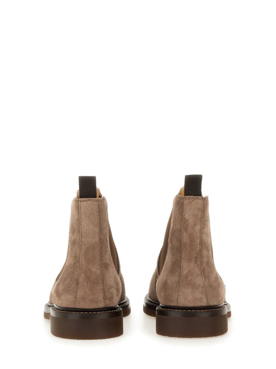 Brunello Cucinelli BRUNELLO CUCINELLI SUEDE CHELSEA BOOT - BROWN (IT 40) Size US 7 / EU 40 - 3 Thumbnail