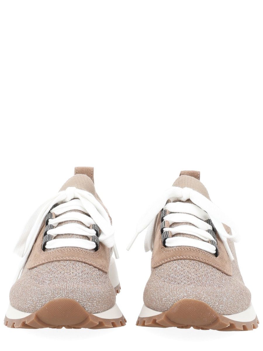 Brunello Cucinelli BRUNELLO CUCINELLI SNEAKER "RUNNER" - BEIGE (IT 38½) Size US 8.5 / IT 38.5 - 3 Thumbnail