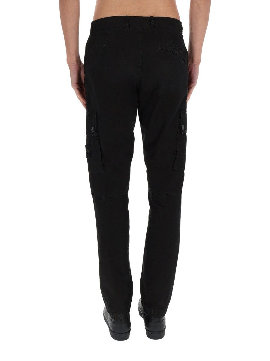 Stone Island STONE ISLAND CARGO PANTS WITH LOGO PATCH - BLACK (JEANS 29) Size US 29 - 5 Thumbnail