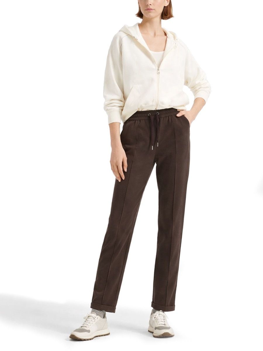 Brunello Cucinelli BRUNELLO CUCINELLI TRACK PANTS - BROWN Size 28" / US 6 / IT 42 - 2 Thumbnail