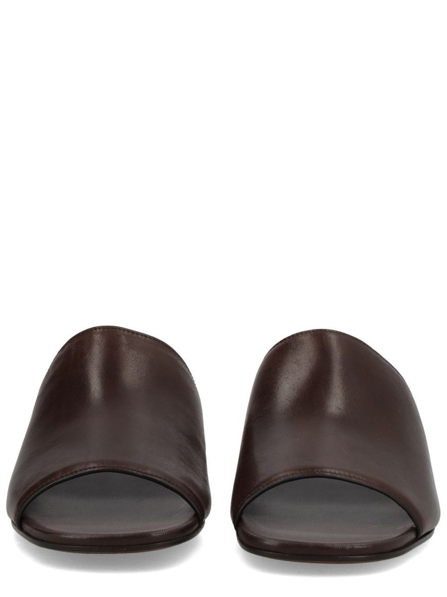 Brunello Cucinelli BRUNELLO CUCINELLI SANDALO IN PELLE CON TACCO DECORA (IT 39) Size US 9 / IT 39 - 3 Thumbnail