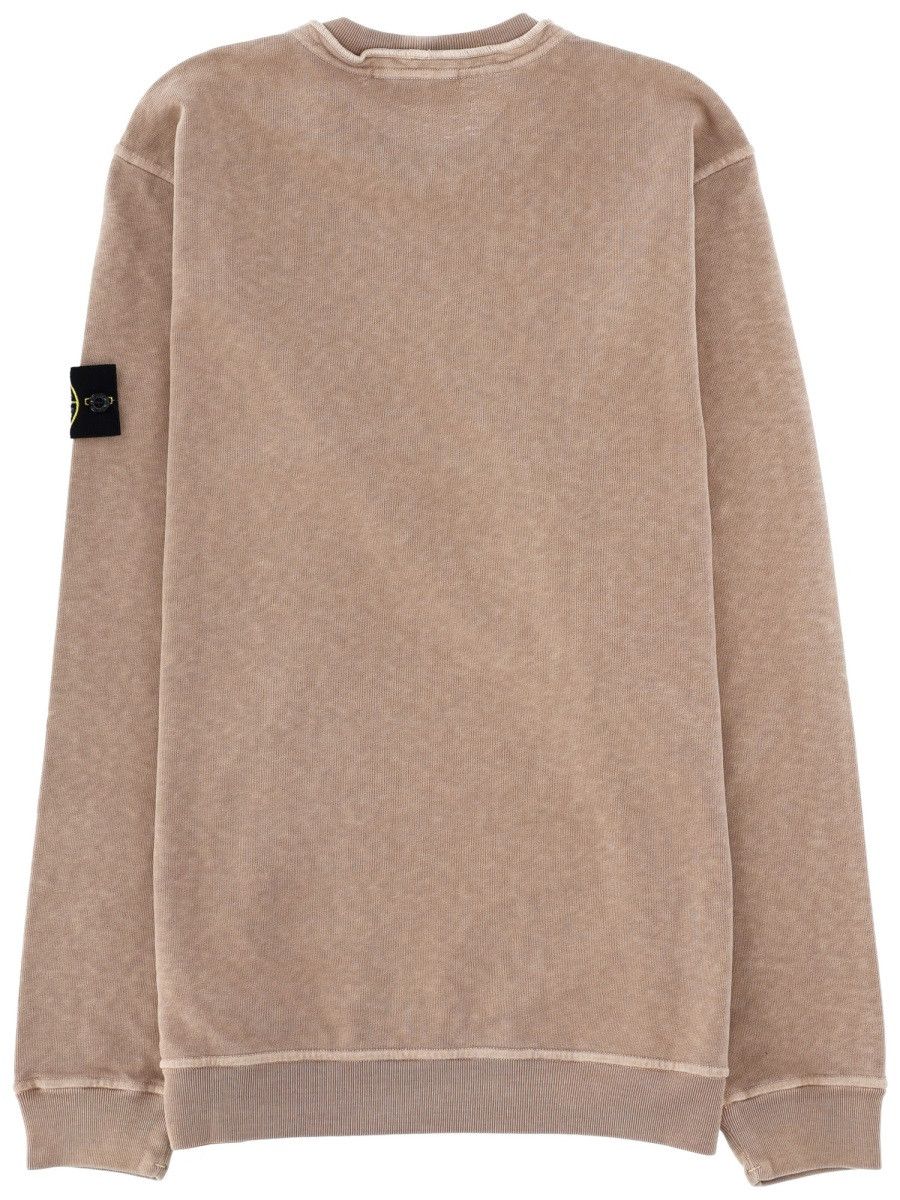 Stone Island STONE ISLAND FELPA CON PATCH LOGO - BEIGE Size US XL / EU 56 / 4 - 2 Thumbnail