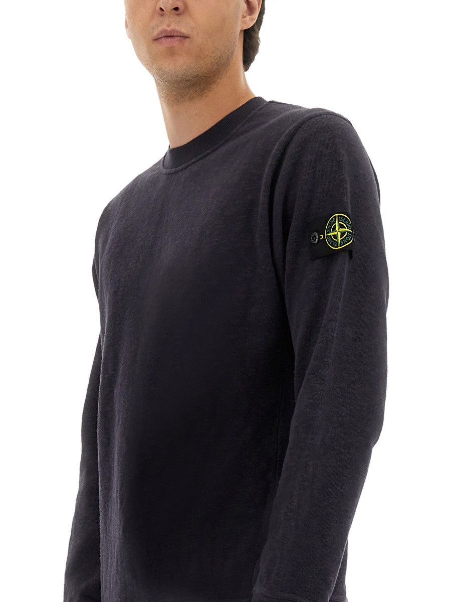 Stone Island STONE ISLAND COTTON SWEATSHIRT - CHARCOAL Size US XL / EU 56 / 4 - 4 Thumbnail