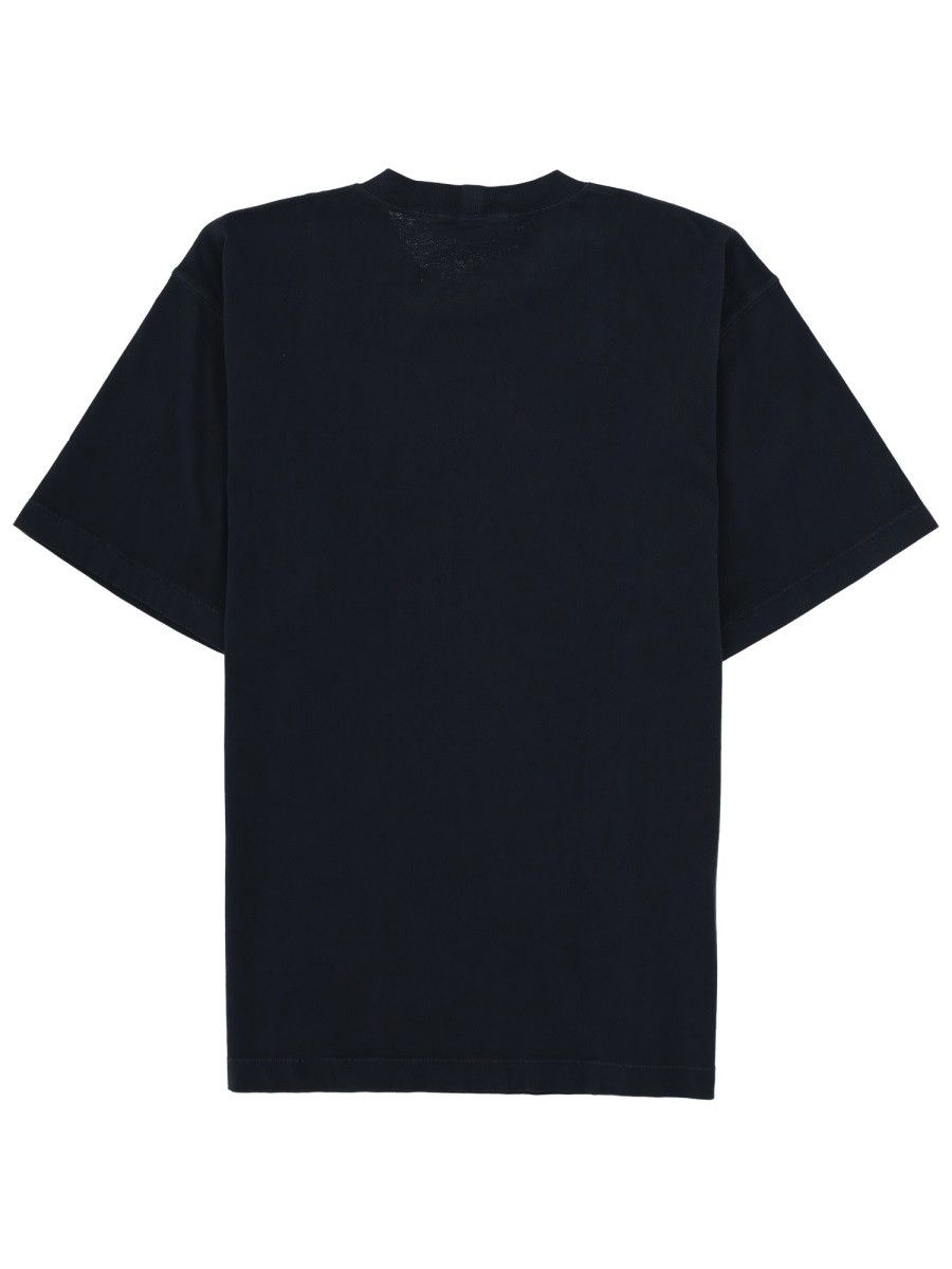 Stone Island STONE ISLAND T-SHIRT WITH LOGO PATCH - BLUE Size US XXL / EU 58 / 5 - 2 Thumbnail