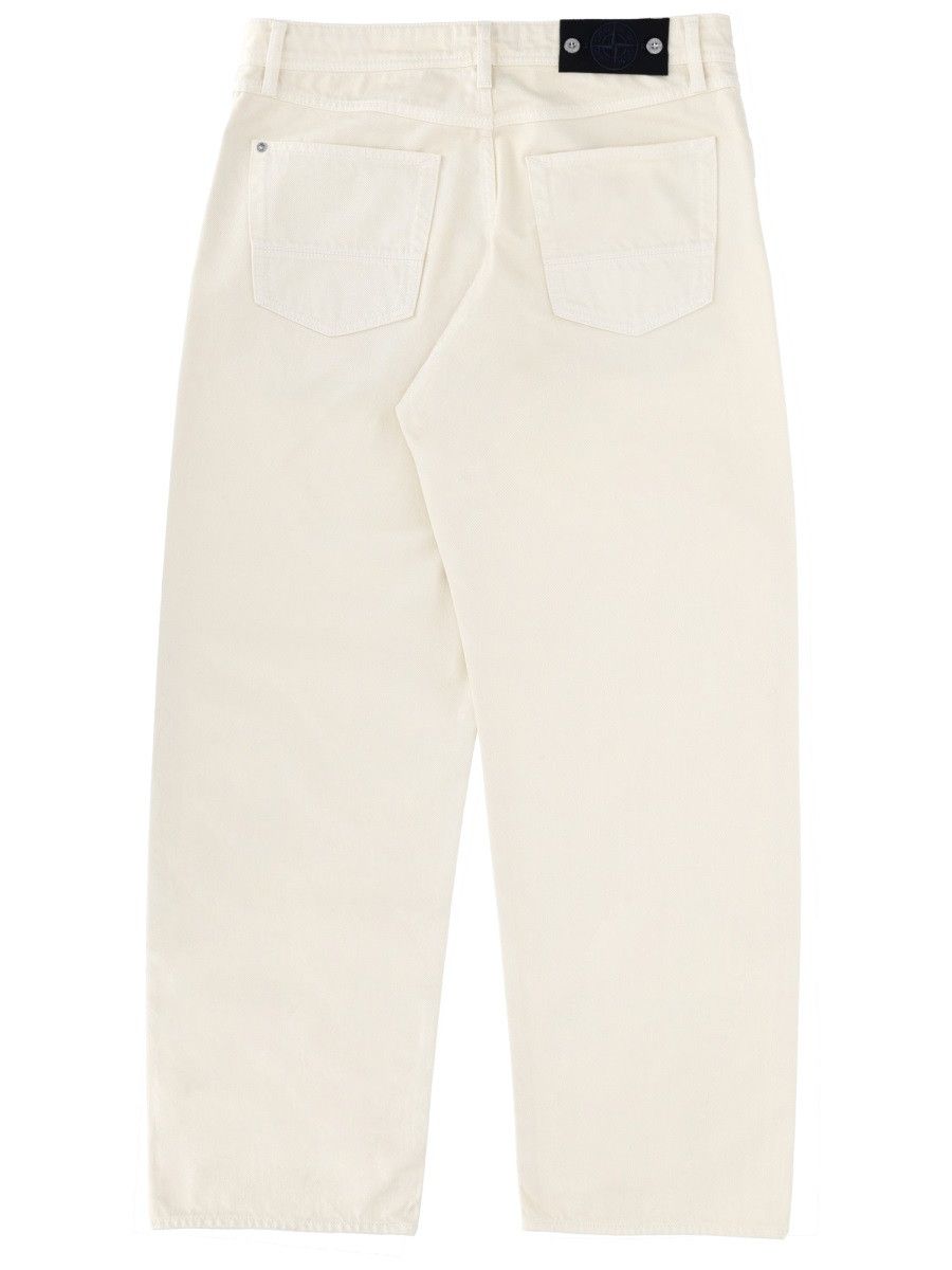 Stone Island STONE ISLAND JEANS IN DENIM - IVORY (JEANS 33) Size US 33 - 3 Thumbnail