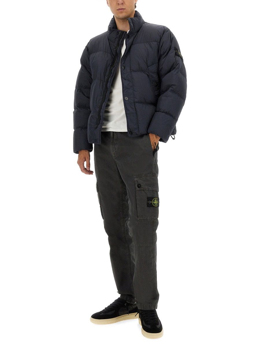 Stone Island STONE ISLAND DOWN JACKET "CRINCKLE REPS" - BLUE Size US XXL / EU 58 / 5 - 2 Thumbnail