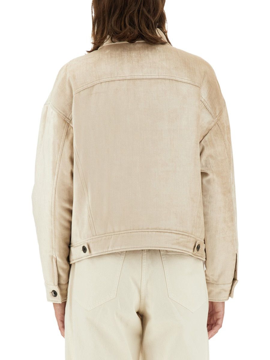 Brunello Cucinelli BRUNELLO CUCINELLI PADDED JACKET - BEIGE (IT 42) Size M / US 6-8 / IT 42-44 - 3 Thumbnail