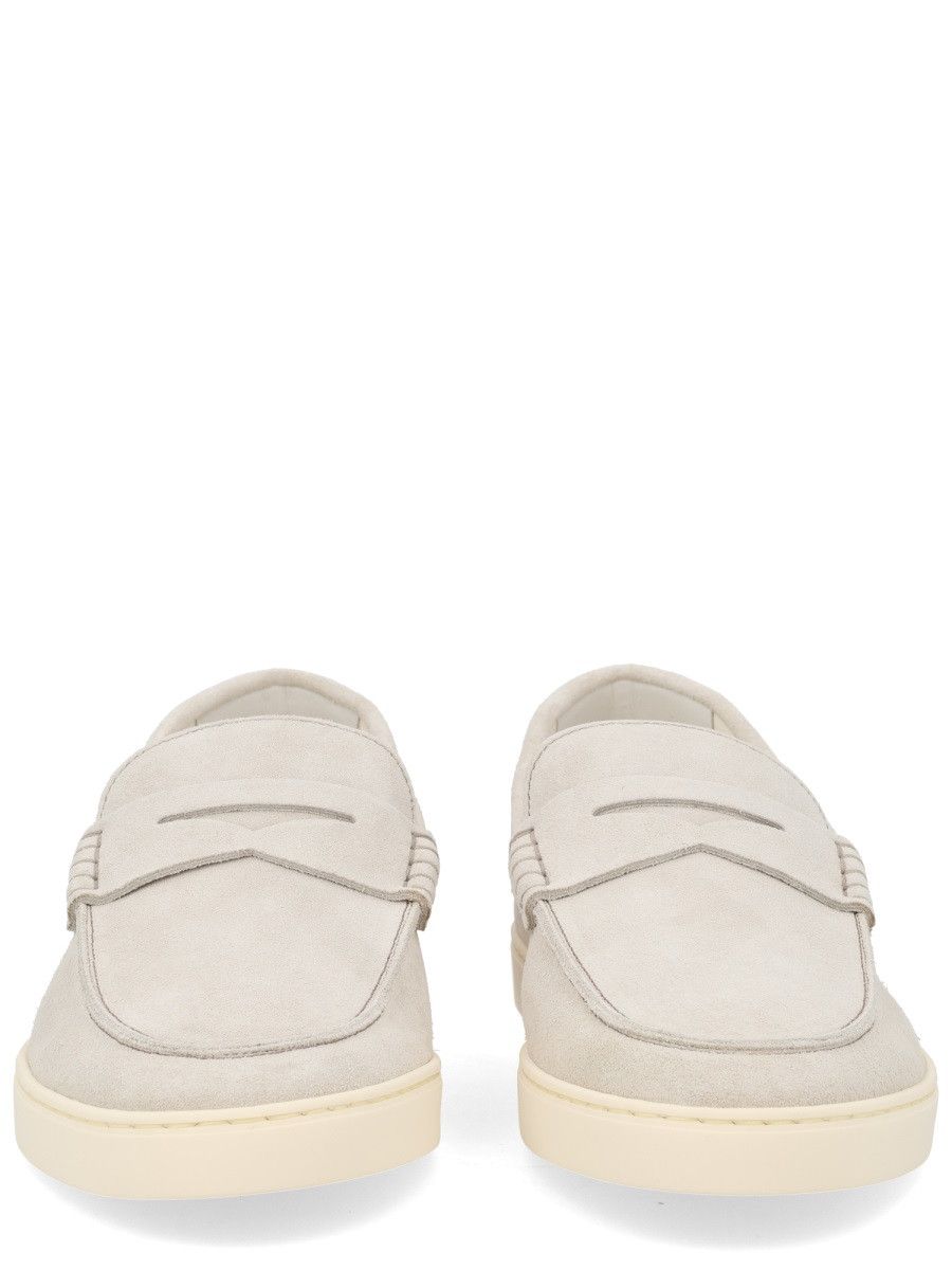 Brunello Cucinelli BRUNELLO CUCINELLI SUEDE LOAFER - GREY (IT 40) Size US 7 / EU 40 - 3 Thumbnail