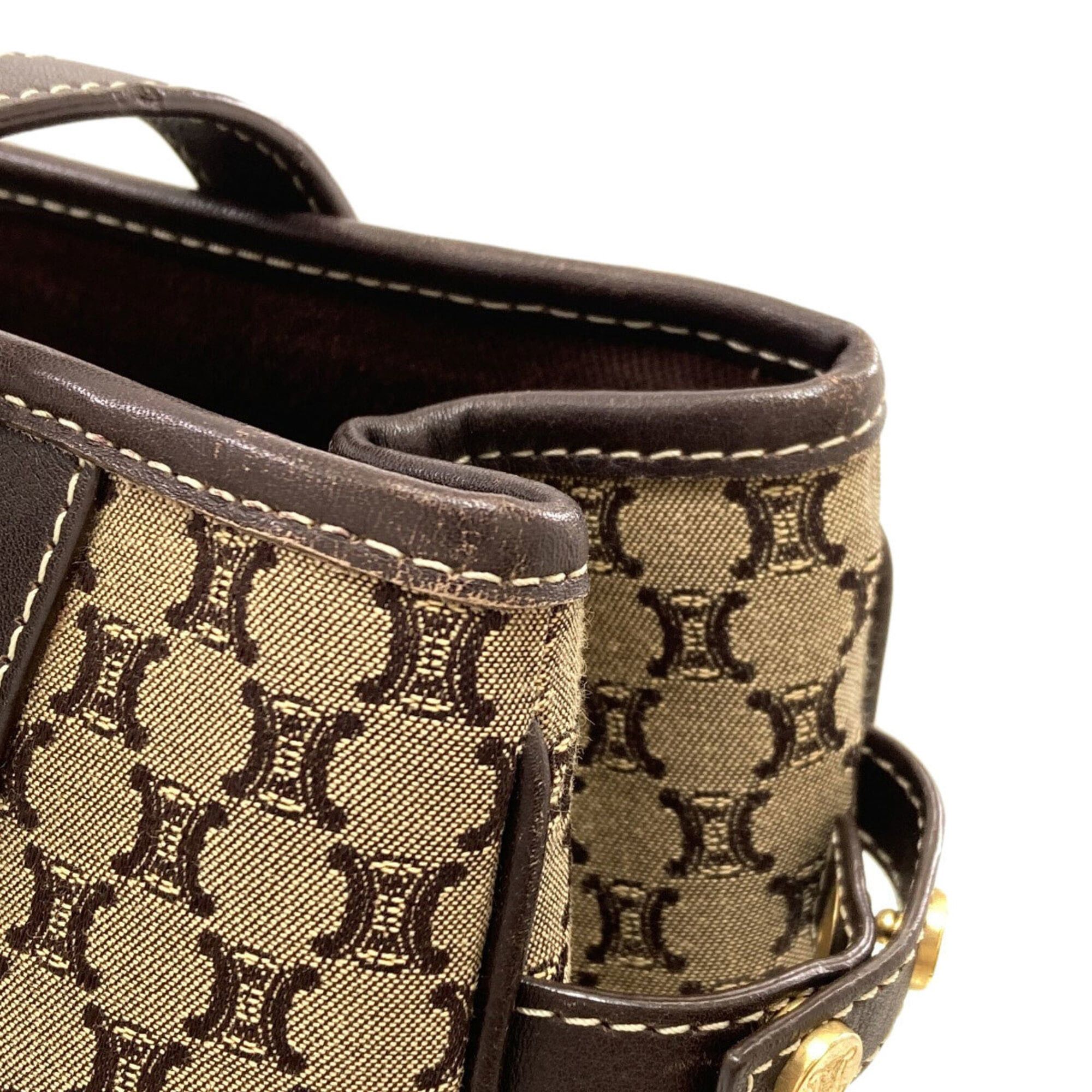 Celine Celine Macadam pattern canvas handbag for women. Size ONE SIZE - 12 Thumbnail