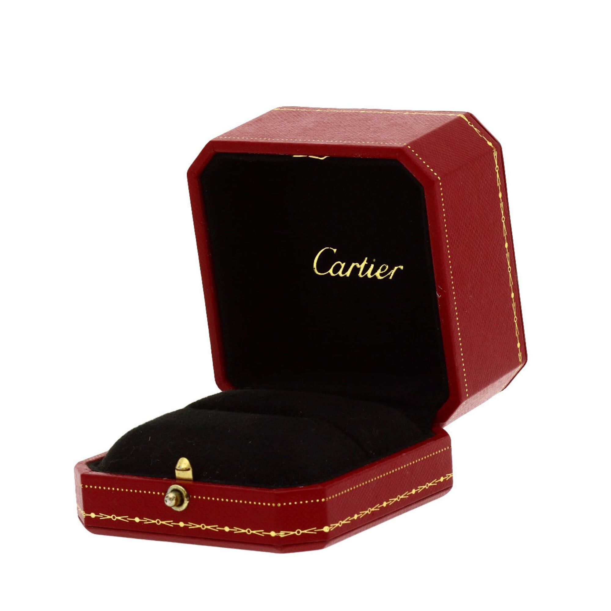 Cartier Cartier Lanieres Half Diamond Ring #49, 18K White Gold, Women's. Size ONE SIZE - 7 Thumbnail