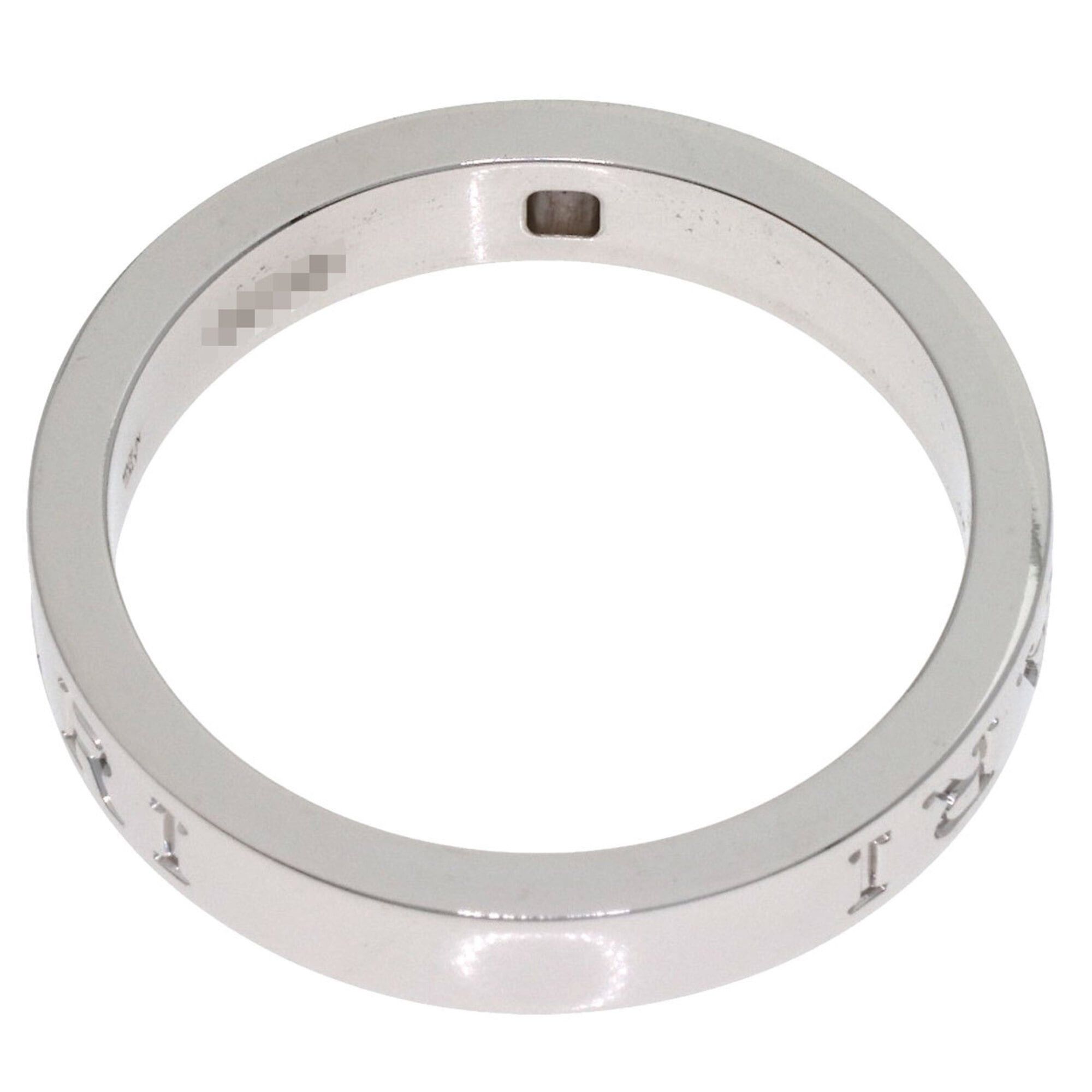 Bvlgari BVLGARI Essential Band 1P Diamond Ring - 18K White Gold Women's Size ONE SIZE - 4 Thumbnail