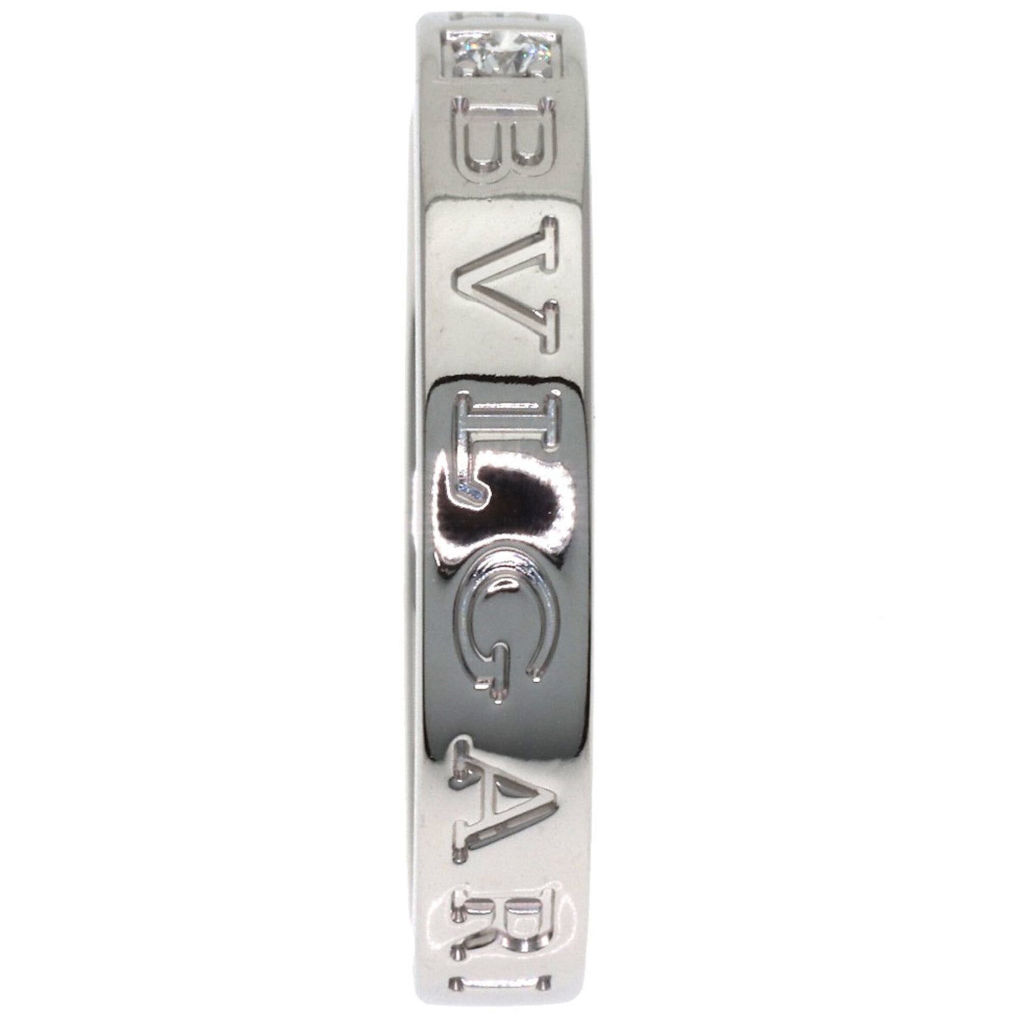 Bvlgari BVLGARI Essential Band 1P Diamond Ring - 18K White Gold Women's Size ONE SIZE - 3 Thumbnail