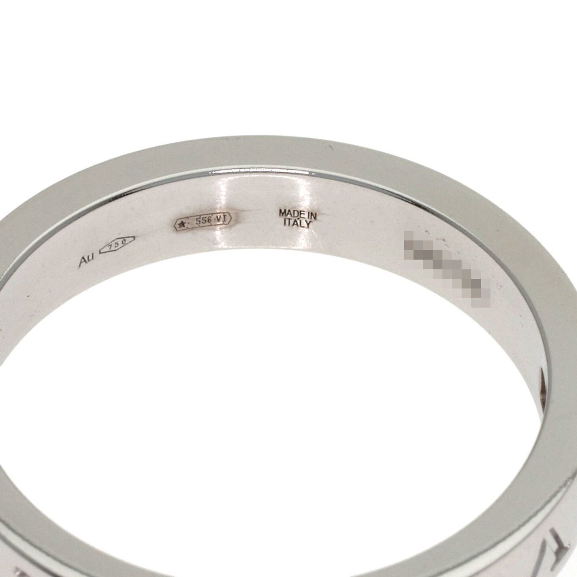 Bvlgari BVLGARI Essential Band 1P Diamond Ring - 18K White Gold Women's Size ONE SIZE - 5 Thumbnail