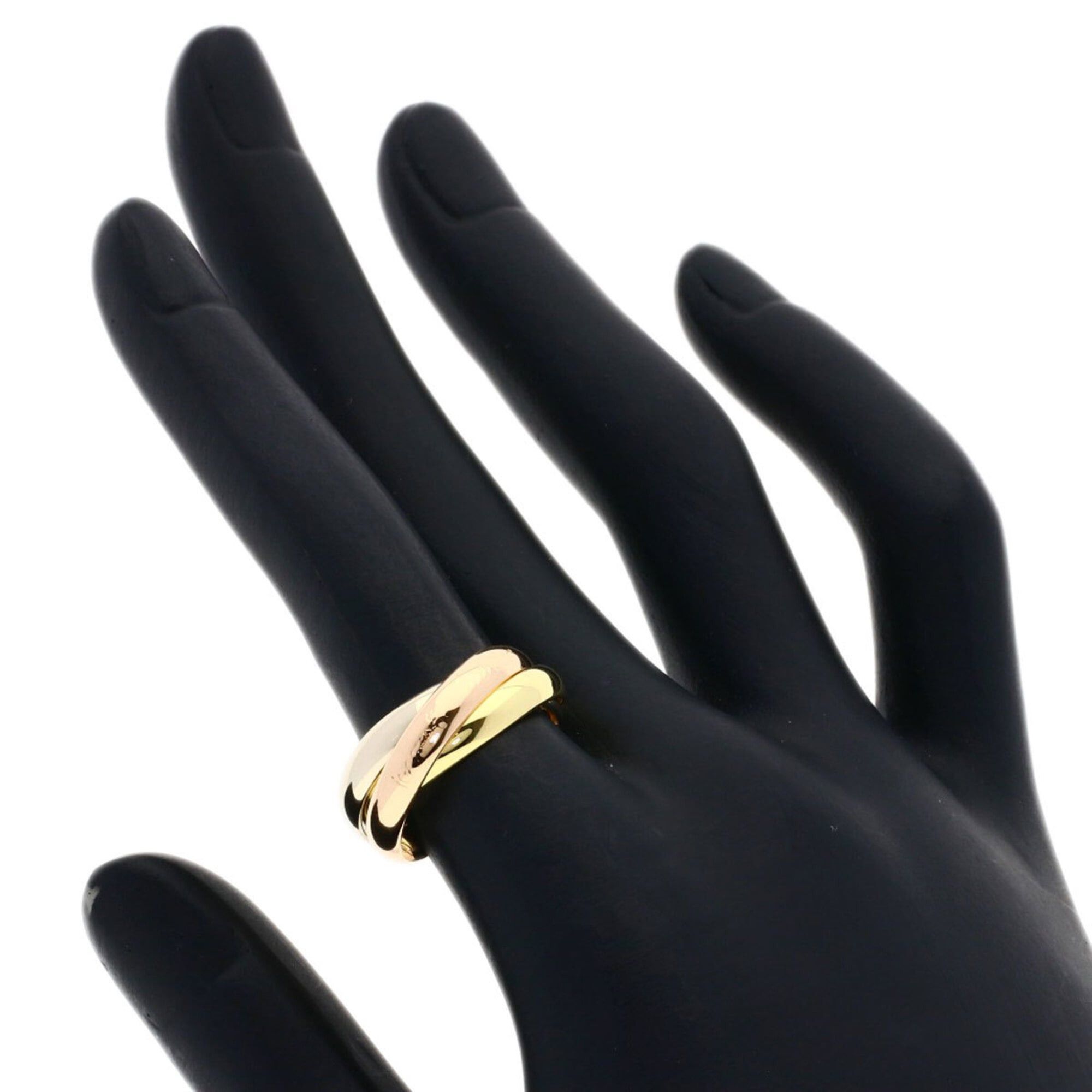Cartier Cartier Trinity #51 Ring - 18K Yellow Gold/18K Pink White Gold Women's CARTIER Size ONE SIZE - 4 Thumbnail