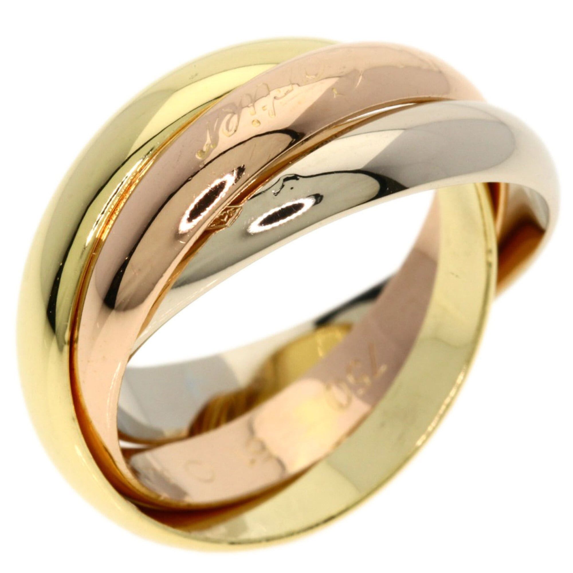 Cartier Cartier Trinity #51 Ring - 18K Yellow Gold/18K Pink White Gold Women's CARTIER Size ONE SIZE - 2 Thumbnail