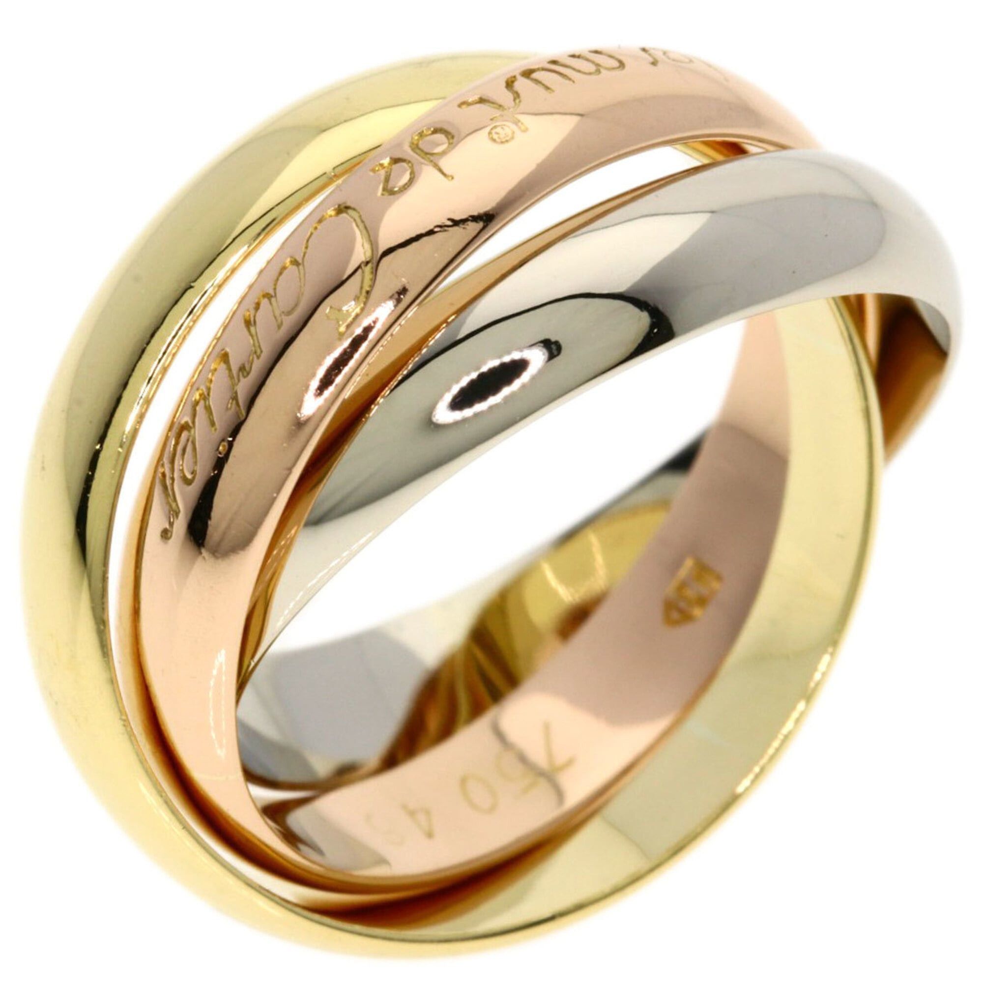 Cartier Cartier Trinity Ring - 18K Yellow Gold/18K Pink White Gold Women's CARTIER Size ONE SIZE - 2 Thumbnail