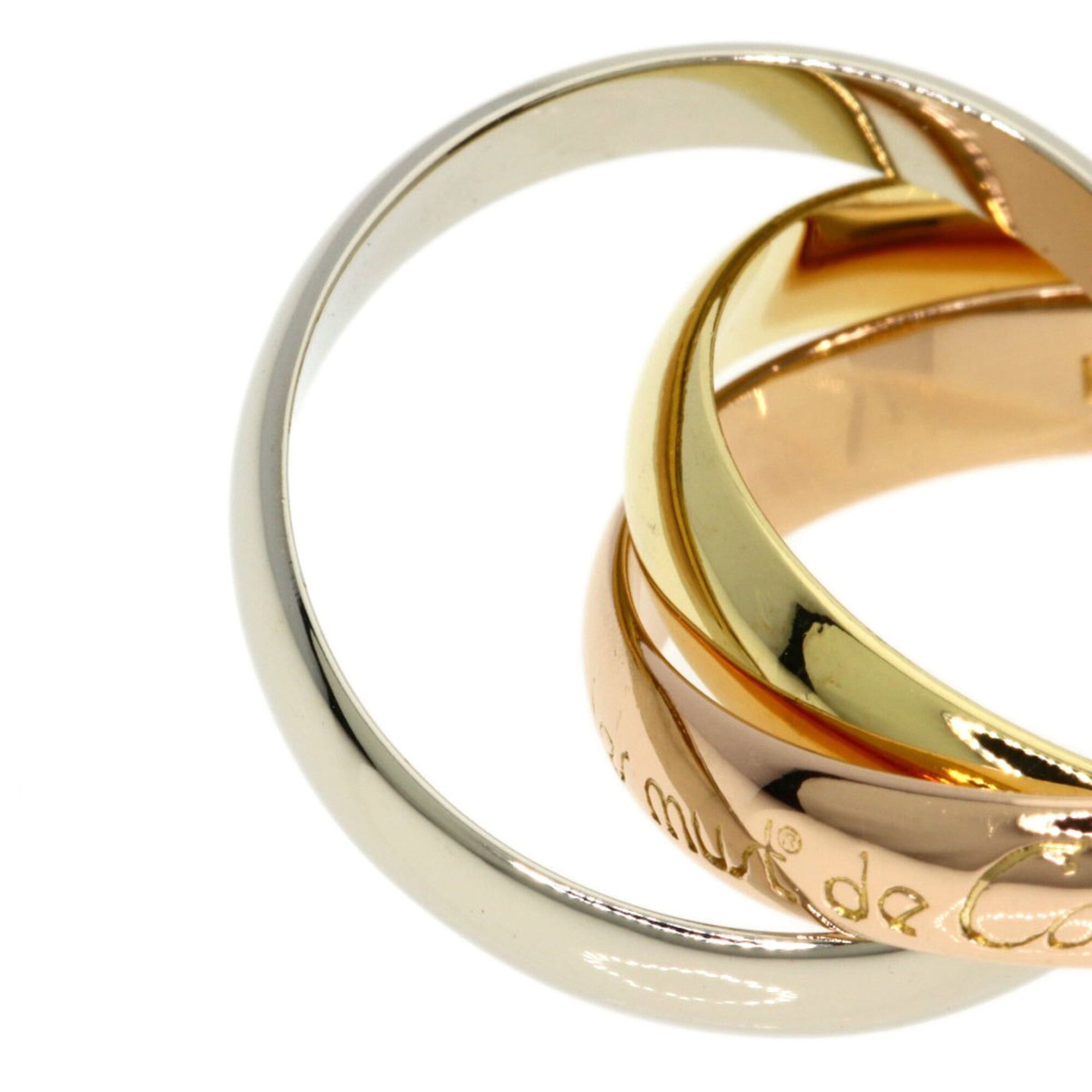 Cartier Cartier Trinity Ring - 18K Yellow Gold/18K Pink White Gold Women's CARTIER Size ONE SIZE - 8 Thumbnail