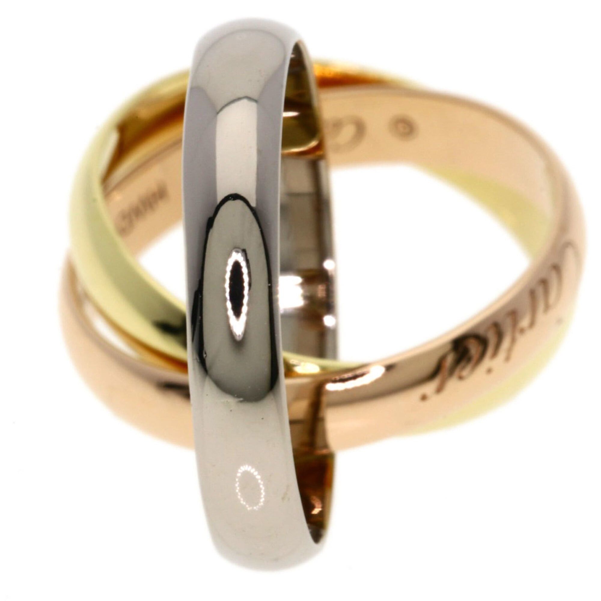 Cartier Cartier Trinity Classic Current Model #48 Ring - 18K Yellow Gold/18K Pink White Gold Women's CARTIER Size ONE SIZE - 6 Thumbnail